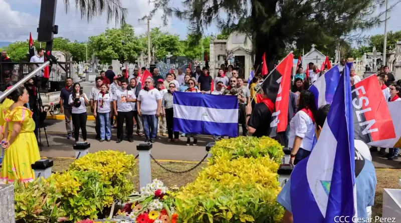 juventud sandinista, heroes y martires, nicaragua, cementerios, dia de los difuntos,