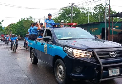 ministerio del interior, policia nacional, bomberos unidos, comandante carlos fonseca amador, militancia sandinista, diana, conmemoracion, homenaje, honor, aniversario,