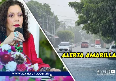 nicaragua, alerta amarilla, lluvias, sinapred, rosario murillo, vicepresidenta de nicaragua,