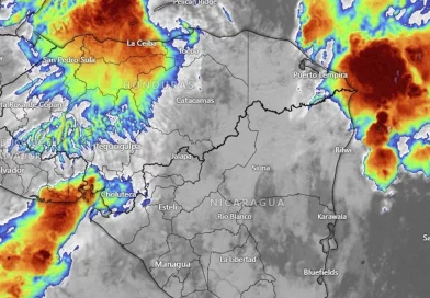 tormenta tropical, sara, lluvias, ineter, tormentas electricas, vientos, nicaragua, temperaturas, clima,