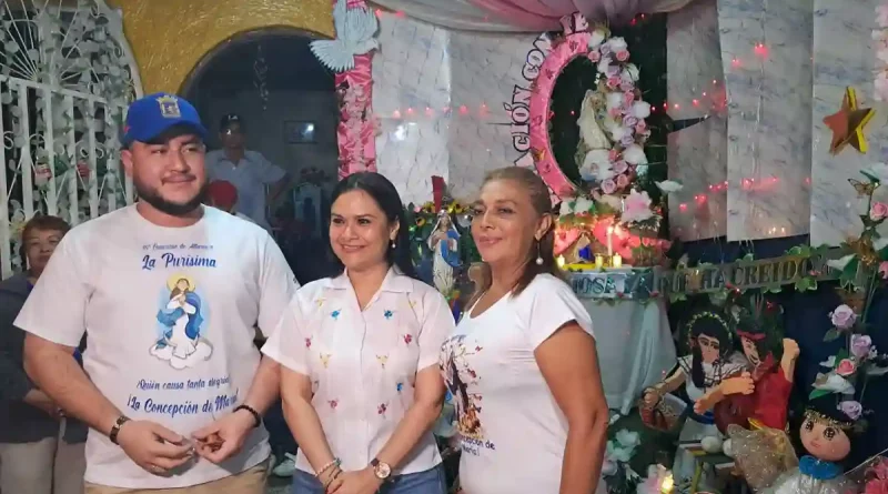 managua, nicaragua, concurso de altares, purisima, virgen maria, alcaldia del poder ciudadano, celebraciones marianas, tradicion, cultura, devocion