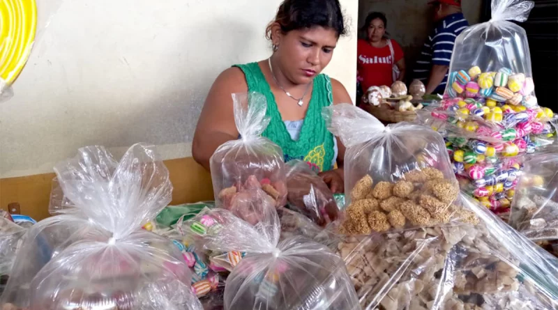 nicaragua, comerciantes, leon, mercado, purisima, navidad,