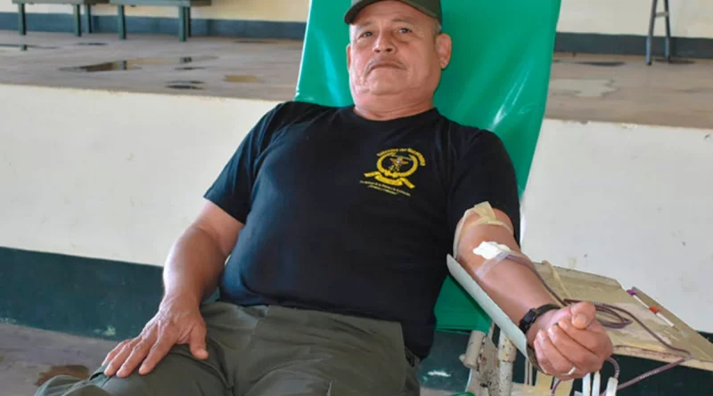 Ejército de Nicaragua, Nicaragua, ejercito, donación voluntaria de sangre, jornada de donacion de sangre, nicaragüa,