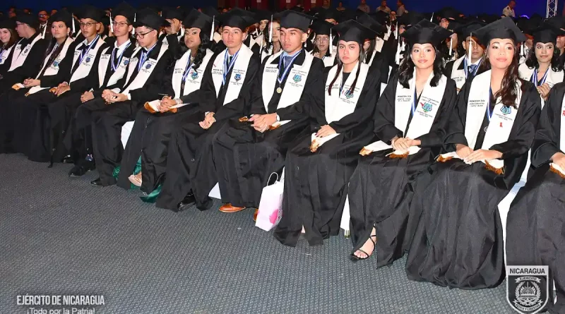 ejercito de nicaragua, colegio latinoamericano, promocion de bachilleres, ruben dario, graduacion, valores educativos, centro de convenciones crowne plaza