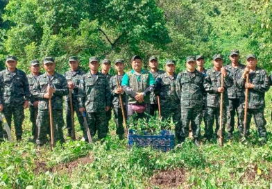 nicaragua, ejercito de nicaragua, marena, reforestacion, ambiental, jornada de reforestación