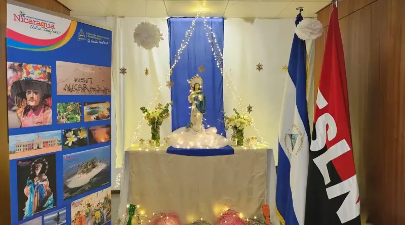 nicaragua, griteria, suiza, purisima, cultura nicaraguense, identidad nicaraguense, fe, esperanza, gastronomia nicaraguense, ginebra, embajada de nicaragua, fiesta tradicional, novena, inmaculada virgen maria, pueblo nicaraguense, unidad, daniel ortega, rosario murillo, conacionales, cuerpo diplomatico, chancho con tortilla, rompope