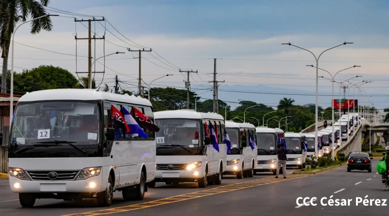 buses chinos, china, managua, gobierno de nicaragua