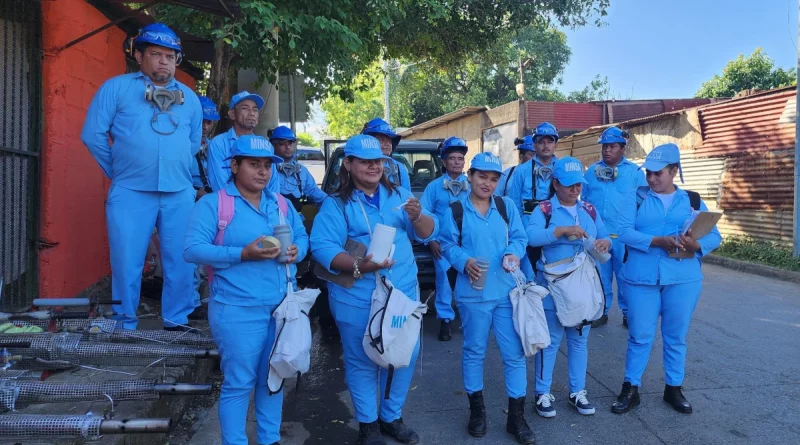 nicaragua, minsa, managua, fumigacion, abate, hogares, jornada de lucha, aplicación de abate