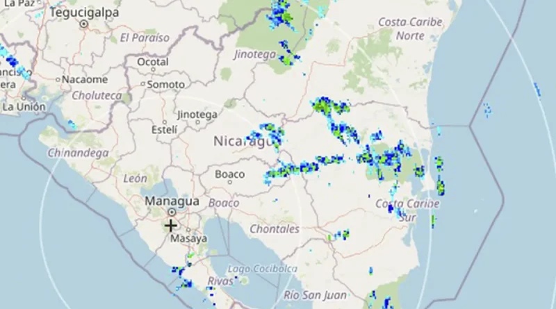 nicaragua, clima cálido, vientos fuertes, martes, pronostico del clima