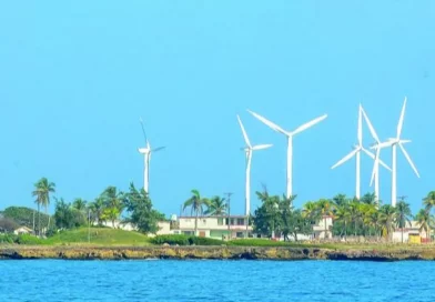 Cuba, aerogeneradores, parque eólico, construcción, transición energética, fuente renovable, generar electricidad,