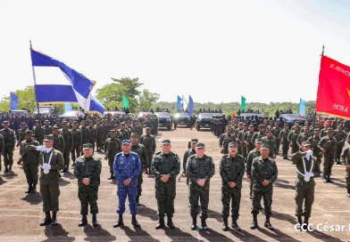 ejercito de nicaragua, fuerza naval, equipos, soberania, batallon ecologico bosawas,