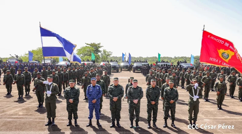 ejercito de nicaragua, fuerza naval, equipos, soberania, batallon ecologico bosawas,