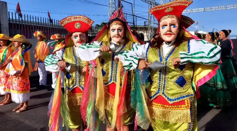 diriamba, fiestas tradicionales, san sebastian, bailes diriamba, gueguense, toro huaco, picadillo diriambino, hipica diriamba, cultura nicaragua, enero 2025