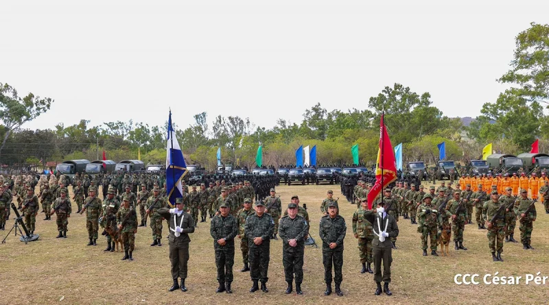 ejercito de nicaragua, seguridad, entrega de equipos, sexto comando militar, matagalpa,