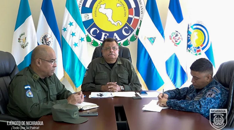 ejército de nicaragua, nicaragua, capacitación, espeliciadades, reunión, metodológica,