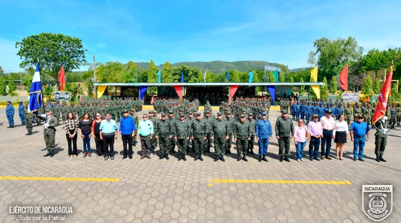 nicaragua, efectivos militares, heroe nacional, graduación de cursos