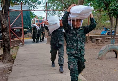 ejercito nicaragua, merienda escolar 2025, mined, estudiantes nicaragua