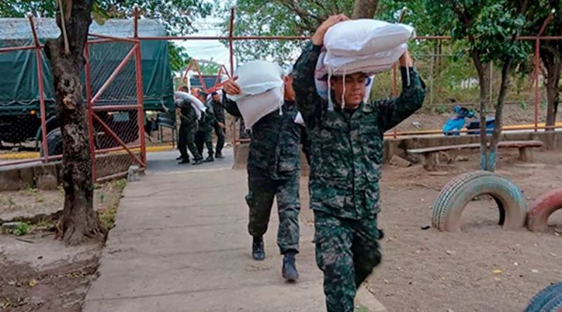 ejercito nicaragua, merienda escolar 2025, mined, estudiantes nicaragua