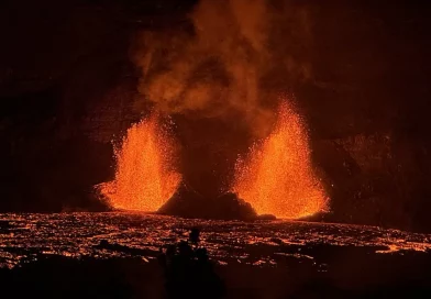 volcán, Kilauea, erupción, Hawai, volcán Kilauea, quinta vez, lava,