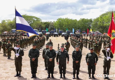 ejercito de nicaragua, chontales, comando militar, equiposm seguridad,