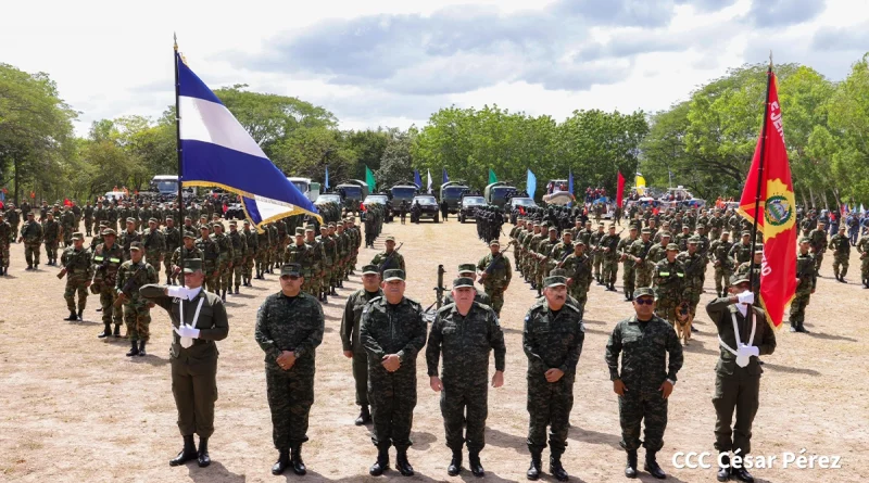 ejercito de nicaragua, chontales, comando militar, equiposm seguridad,