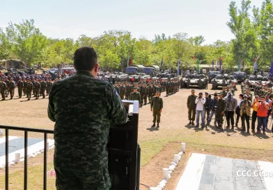 ejercito de nicaragua, equipos militar, seguridad, chinandega, occidente,