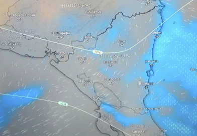 ineter, clima, nicaragua, temperaturas máximas, vientos moderados