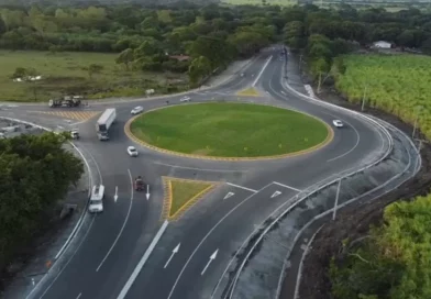 rotonda Ochomogo, Rivas, MTI, inaugura, Nicaragua, construcción, corredor mesoamericano sur, infraestructura vial,