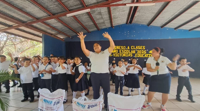 mined, ciclo escolar 2025, ticuantepe, centro educativo carlos fonseca de ticuantepe