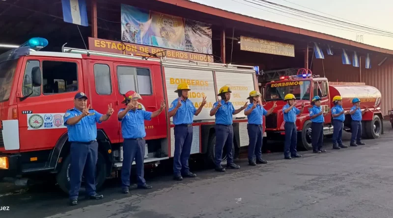 bomberos, camiones de bomberos, estación de bomberos, Tipitapa, atención a emergencia, camiones,