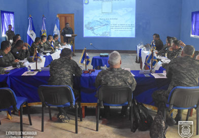 Ejército de Nicaragua, Costa Caribe Sur, fuerzas Armadas, Militares Fronterizas , Reunión de Comandantes,