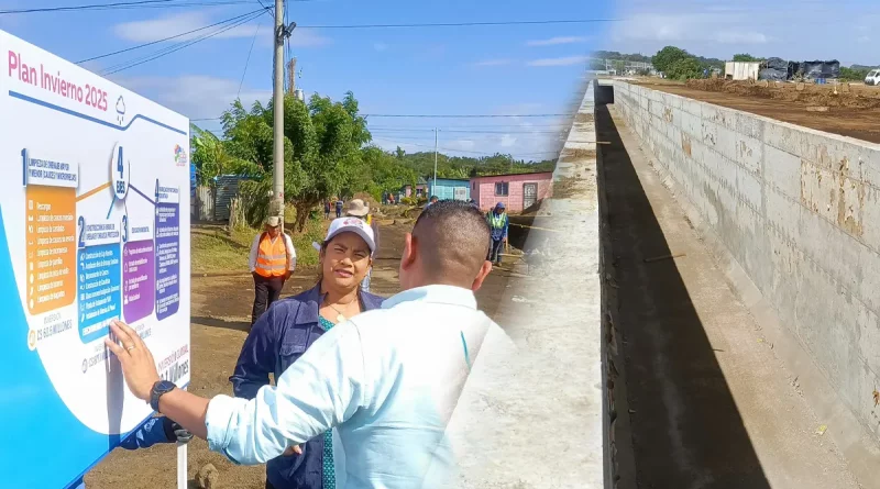 Plan Invierno 2025, alcaldía de Managua, mitigar, prevenir, efectos de lluvia, temporada de lluvias, Villa Jerusalén, seguridad, protección,