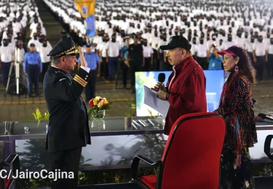 nicaragua, daniel ortega, rosario murillo, policias voluntarios,