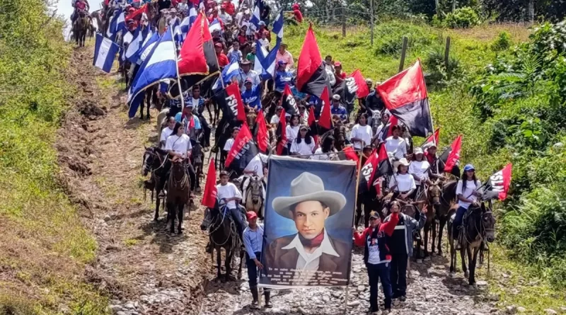 nicaragua, cabalgata, caminata, comunidad comenegro, siuna, caribe norte, general sandino,