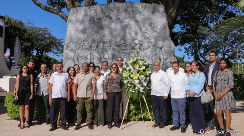 general sandino, embajada de cuba, nicaragua, managua, monumento heroes de la patria