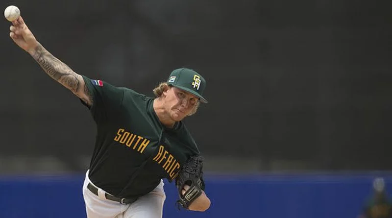 dylan unswort , lanzador, sudáfrica, beisbol, clásico mundial,