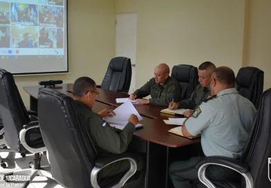 ejercito de nicaragua, incendios forestales, mesa de trabajo,