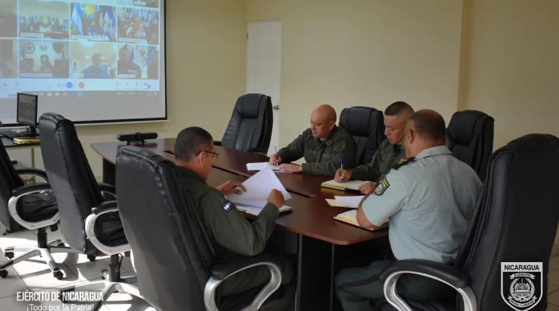 ejercito de nicaragua, incendios forestales, mesa de trabajo,