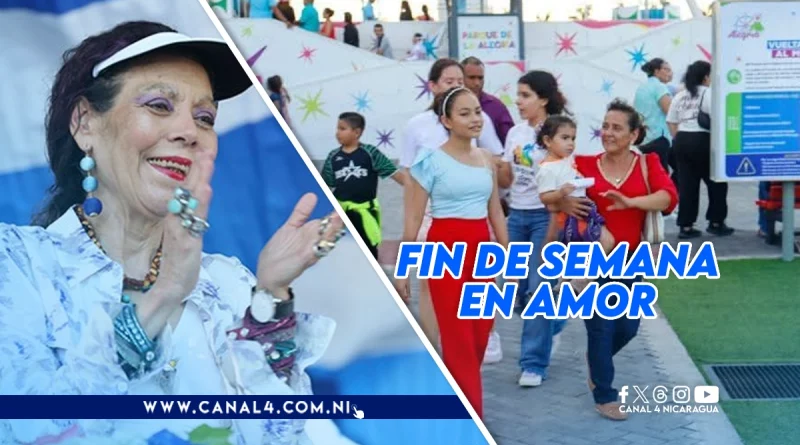 nicaragua, fin de semana, amor, rosario murillo,