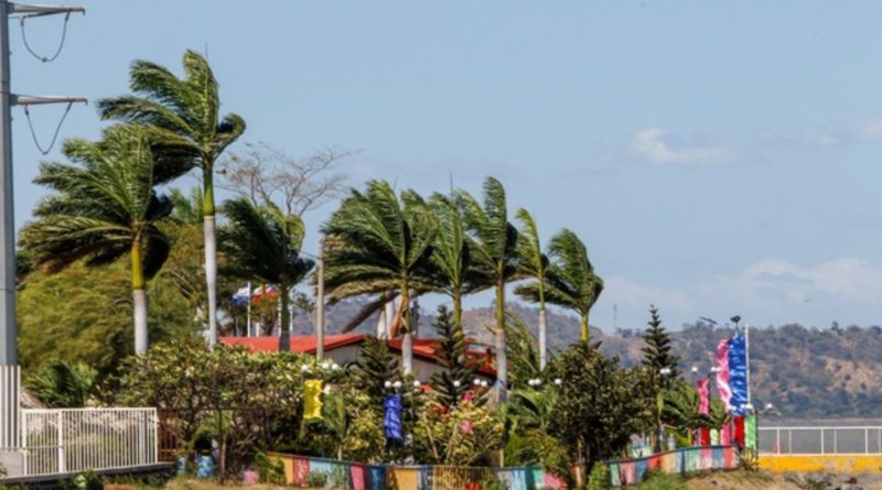 vientos fuertes, ambiente caluroso, managua, nicaragua, ineter, clima nicaragua