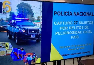 nicaragua, policia nacional, delincuentes, operativos