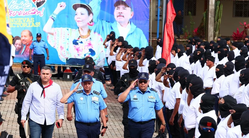 policia voluntaria, nueva guinea, policia de nicaragua, juramentacion,