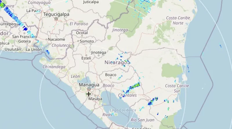 nicaragua, pronostico del tiempo, ineter, nicaragua