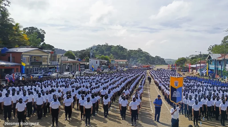 nicaragua, triangulo minero, policia voluntaria, policia de nicaragua