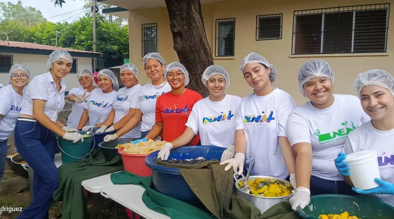 UNA, Universidad Nacional Agraria, Managua, festival gastronómico, Día del amor y la amistad, bienvenida a los estudiantes nuevos, integración de nuevos estudiantes,