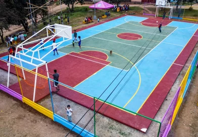 nicaragua, nueva segovia ocotal, mejoras, canchas deportivas,