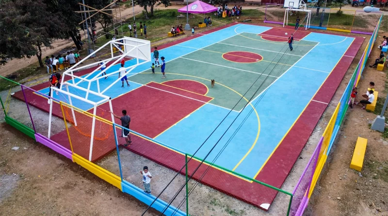 nicaragua, nueva segovia ocotal, mejoras, canchas deportivas,