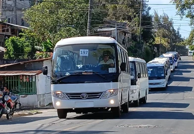 yutong, microbuses chinos, china, nicaragua, carazo, 20 unidades, gobierno sandinista