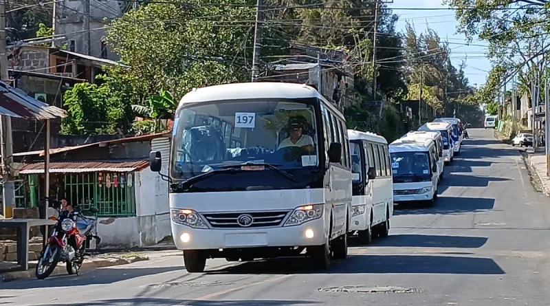 yutong, microbuses chinos, china, nicaragua, carazo, 20 unidades, gobierno sandinista