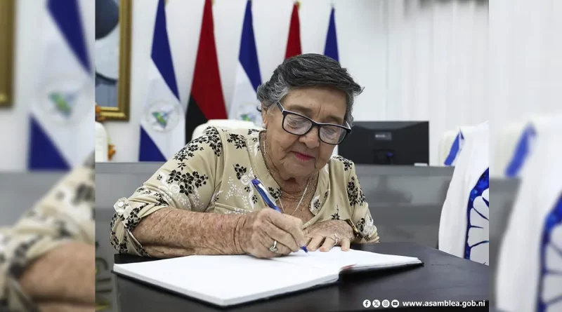 nicaragua, asamblea nacional, segunda vicepresidenta